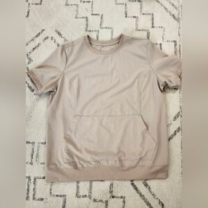 Easy Stretch Short Sleeve Pullover in Taupe UA scrubs